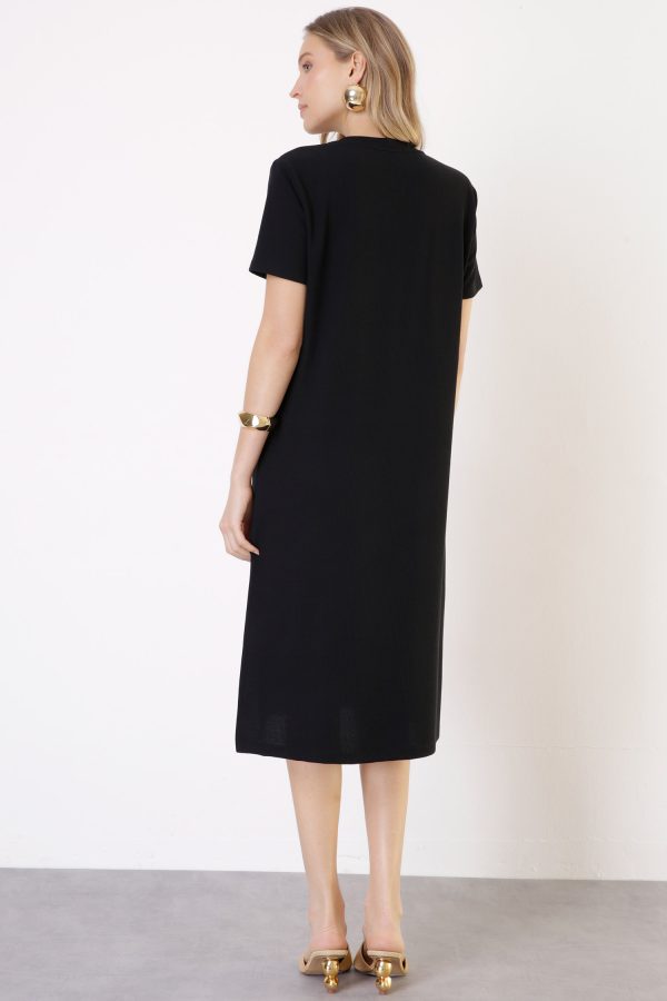 Vestido Malha Piquet C/Bolso   I.-Imagem 4
