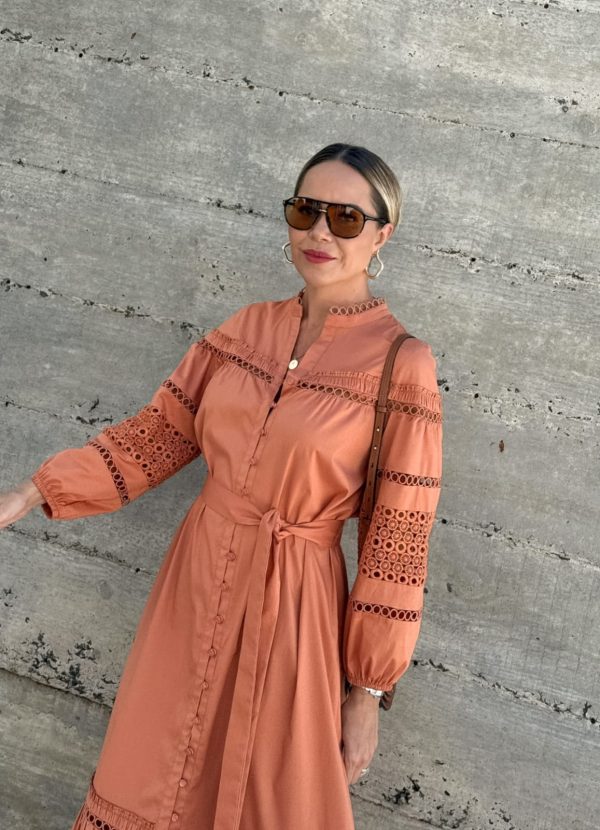 Vestido Chemise Entremeios Bolinhas-Imagem 10