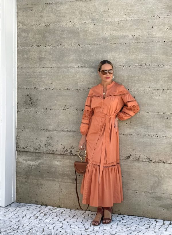 Vestido Chemise Entremeios Bolinhas-Imagem 9
