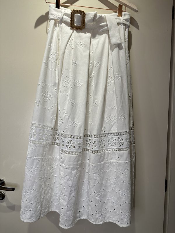Conjunto Top E Saia Laise De Linho.-Imagem 7