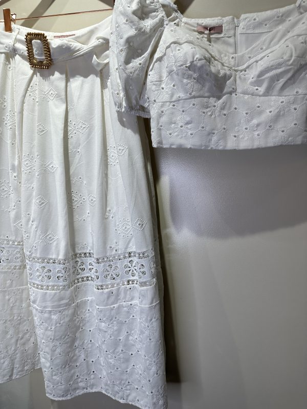 Conjunto Top E Saia Laise De Linho.-Imagem 8