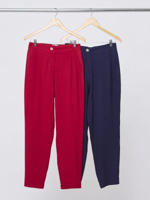 Calca Twill Com Det Punho.