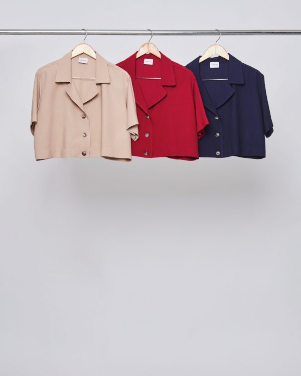 Camisa Cropped Twill-Imagem 3
