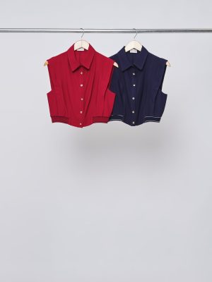 Cropped Twill Com Det Punho.