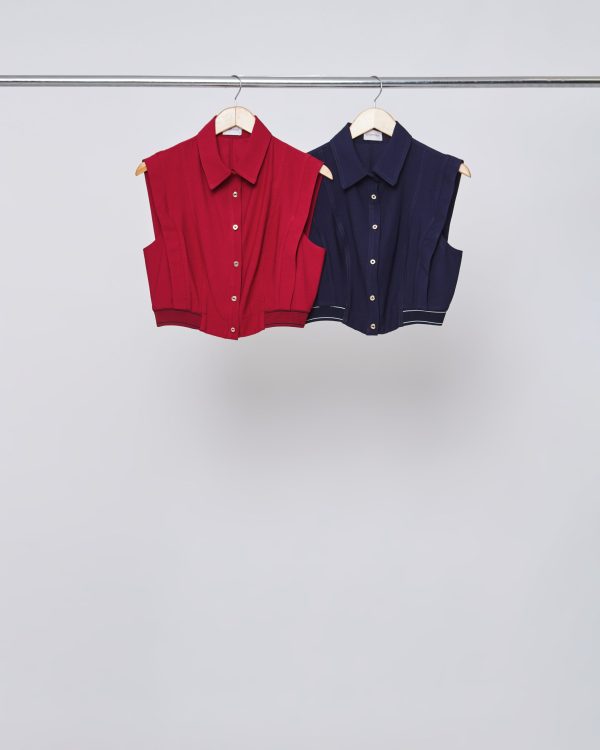 Cropped Twill Com Det Punho.