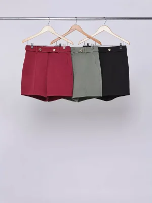Shorts Alf Det Faixa Com Botao