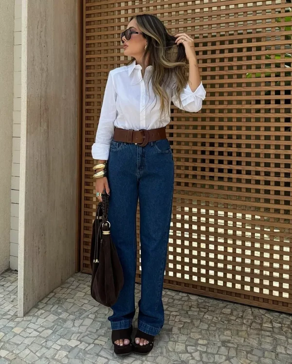 Calca Jeans Reta Lara