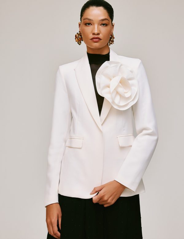Blazer Aplique Floral 3D.-Imagem 5