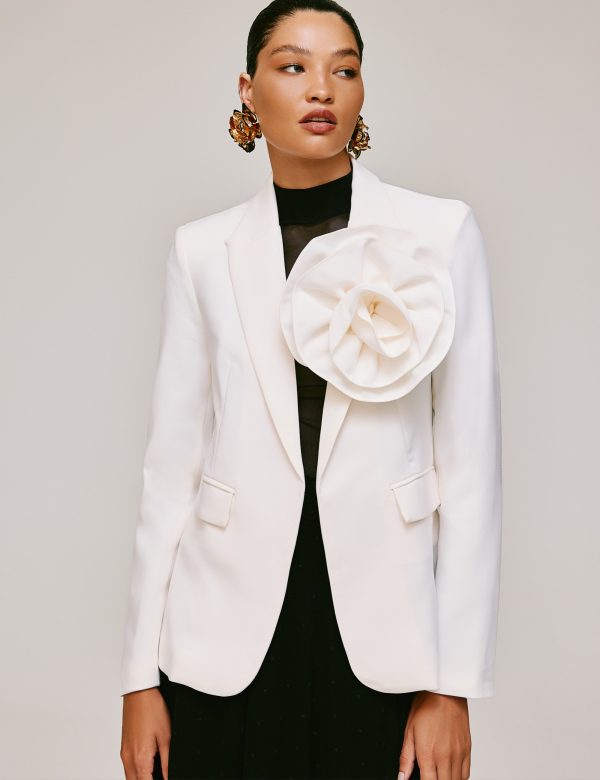 Blazer Aplique Floral 3D.-Imagem 4