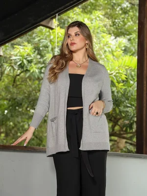 Casaco Plus Size