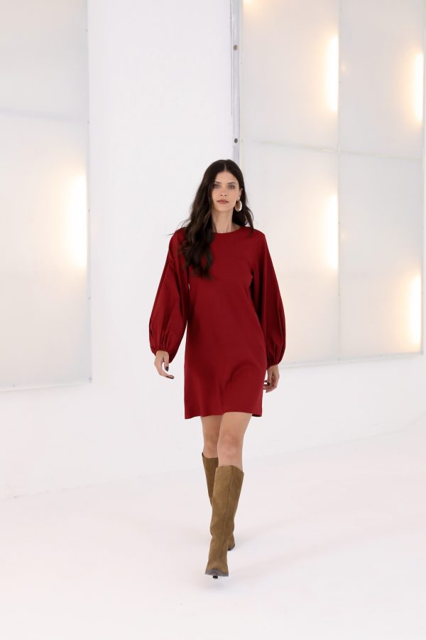 Vestido Linho Manga Longa-Imagem 7
