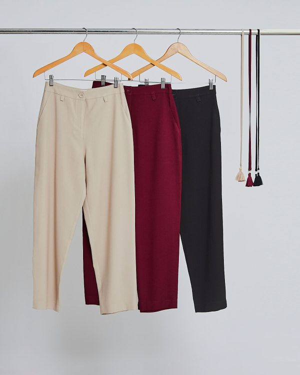 Calca Twill C/ Cintinho E Pingente-Imagem 2