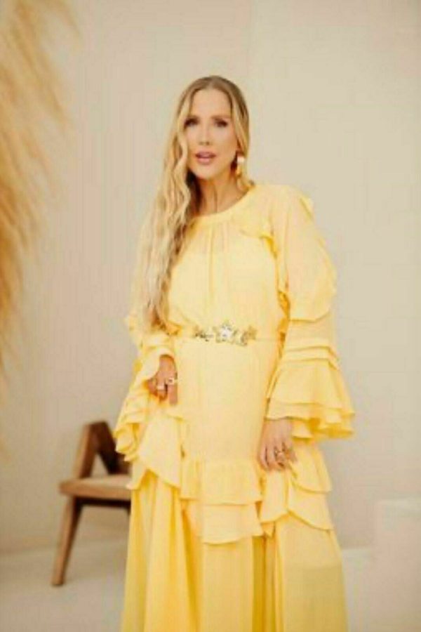 Vestido Chiffon Babado-Imagem 4