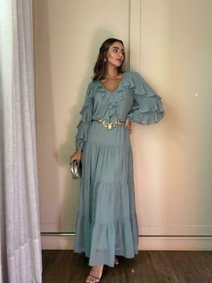 Vestido Chiffon Boho Jabo