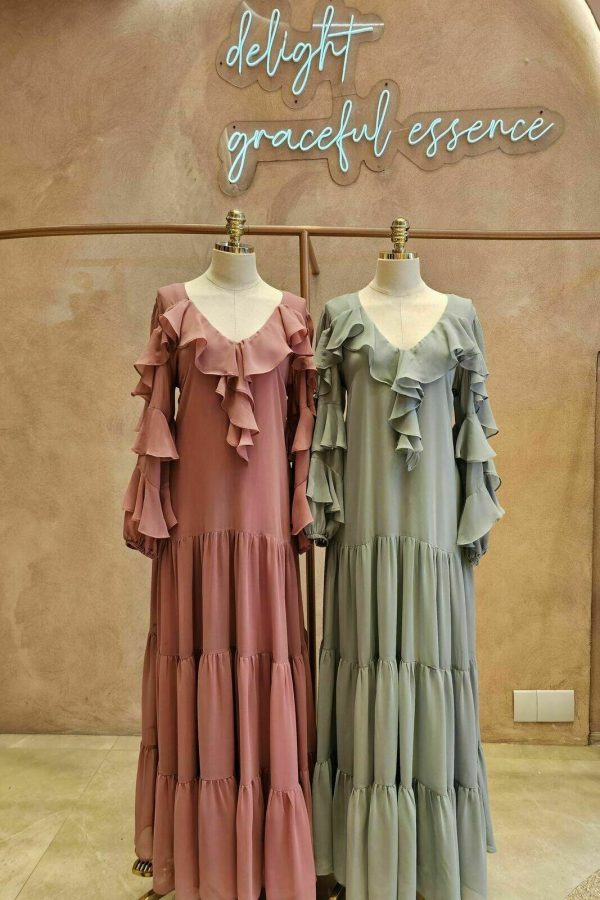 Vestido Chiffon Boho Jabo-Imagem 7