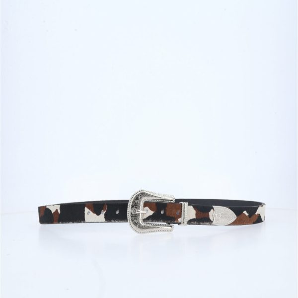 Cinto De Couro Animal Print-Imagem 5