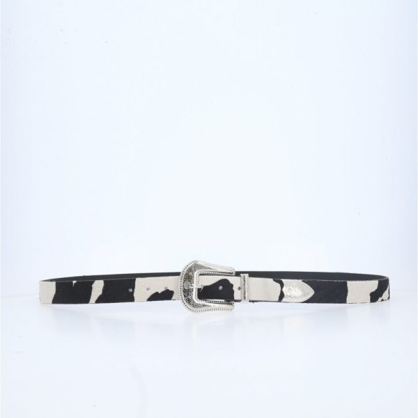 Cinto De Couro Animal Print-Imagem 3