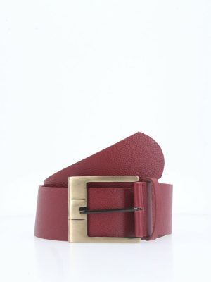 Cinto Feminino De Couro Largo