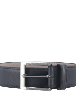 Cinto Masculino Couro Fivela Quadrada Metal Níquel