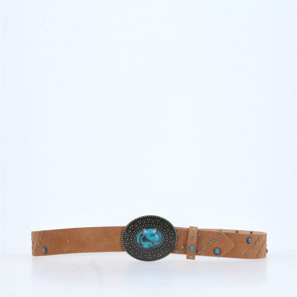 Cinto De Couro Boho Com Tachas-Imagem 12