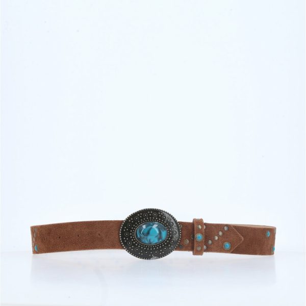 Cinto De Couro Boho Com Tachas-Imagem 9