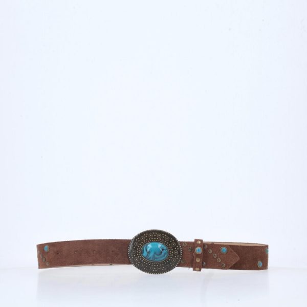Cinto De Couro Boho Com Tachas-Imagem 7