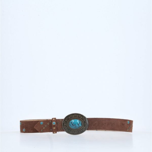 Cinto De Couro Boho Com Tachas-Imagem 6