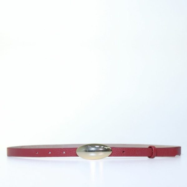 Cinto Feminino Couro Premium Com Fivela Dourada-Imagem 3