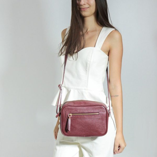 Bolsa Crossbody Couro