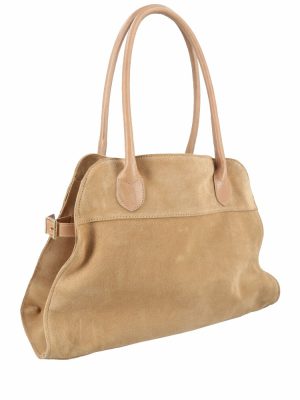 Bolsa Feminina Em Couro Com Alça De Ombro Fixa