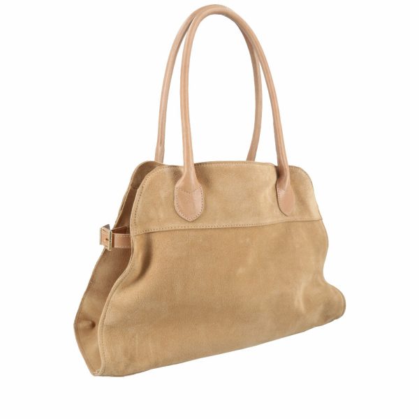 Bolsa Feminina Em Couro Com Alça De Ombro Fixa