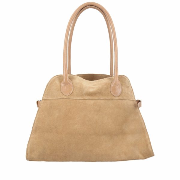 Bolsa Feminina Em Couro Com Alça De Ombro Fixa-Imagem 3
