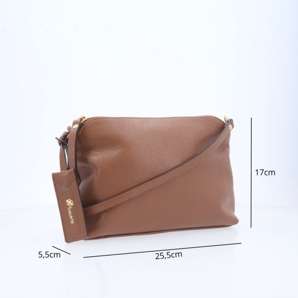 Bolsa Transversal De Couro Geisa-Imagem 3