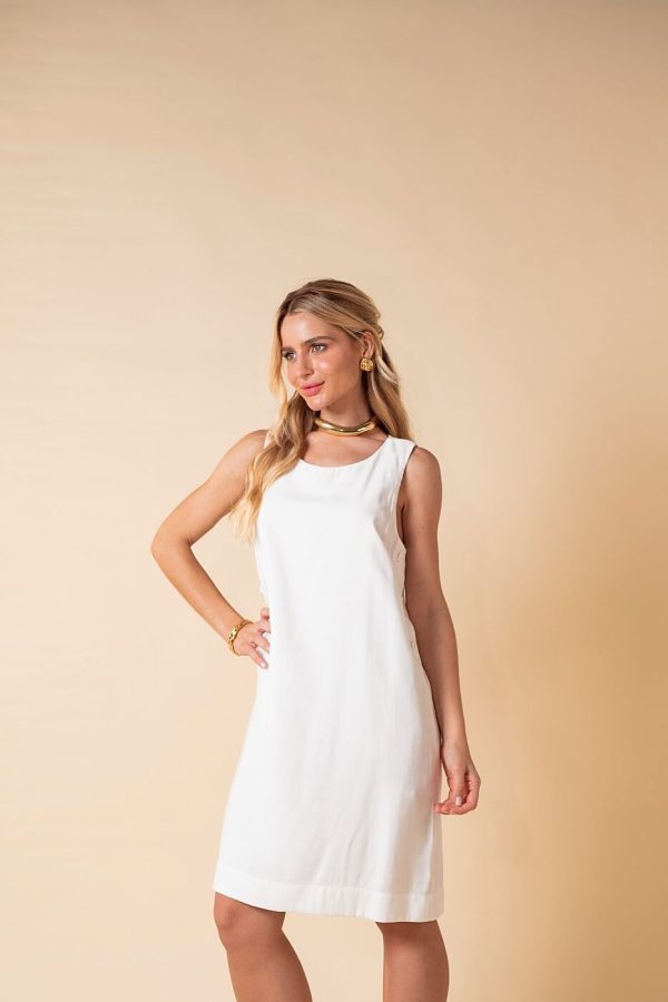 Vestido Curto Det Botoes