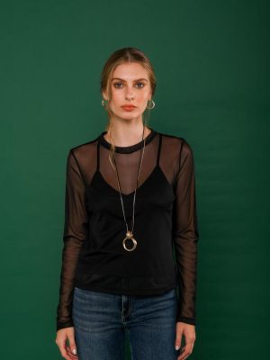 Blusa Tule Mariana
