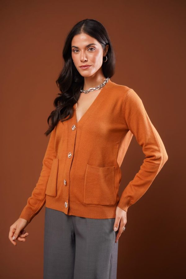 Casaco Tricot Bolso Helena-Imagem 3