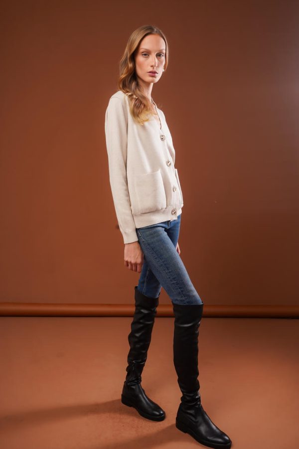 Casaco Tricot Bolso Helena-Imagem 6