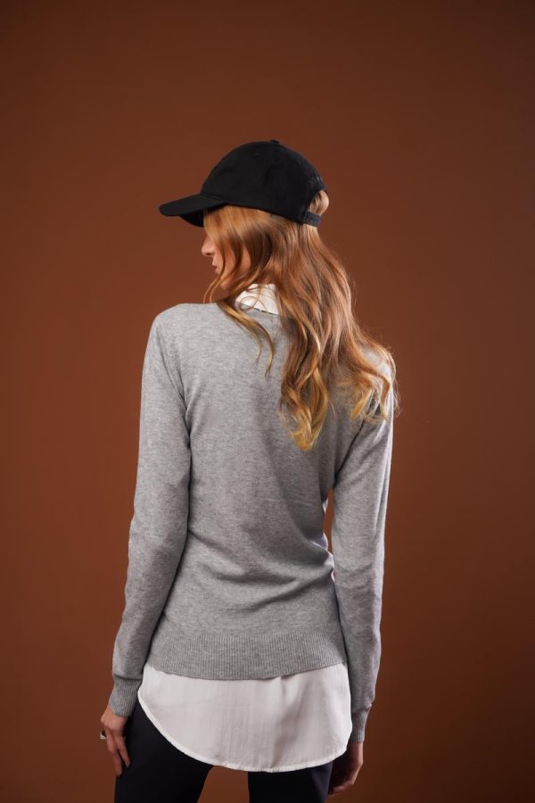 Blusa Tricot Gola V Naiara-Imagem 2