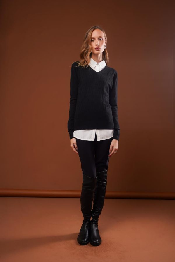 Blusa Tricot Gola V Naiara-Imagem 5