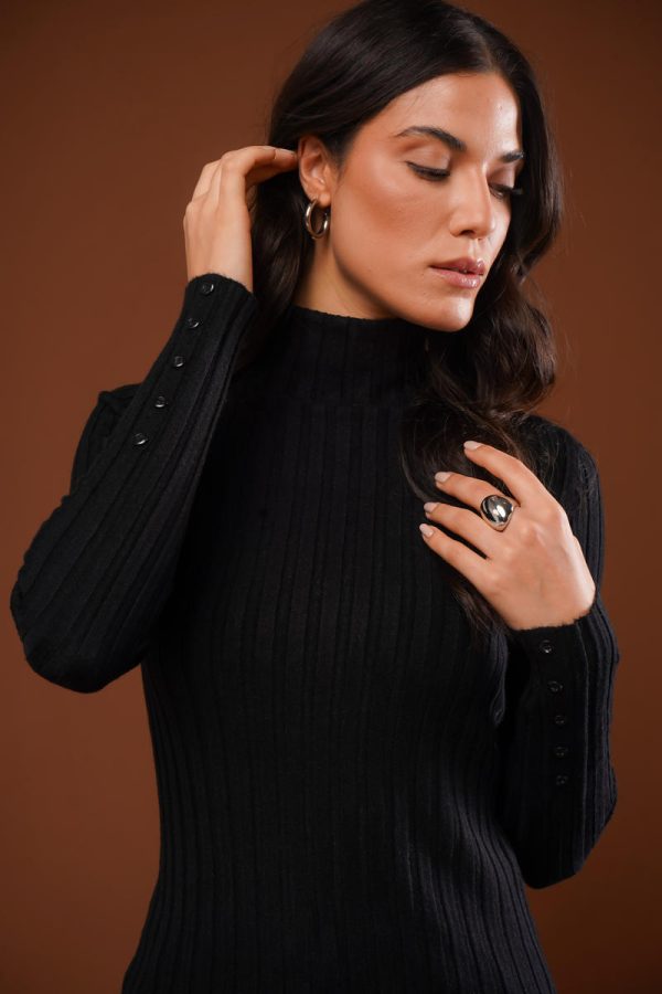 Blusa Tricot Gola Alta Vera-Imagem 12