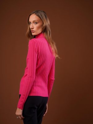 Blusa Tricot Gola Alta Vera