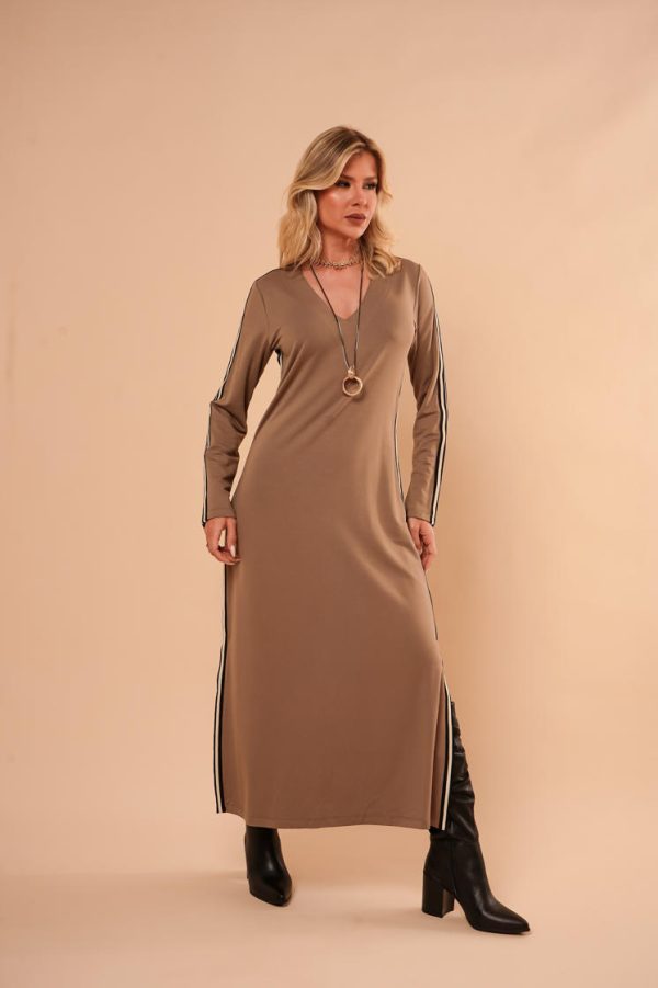 Vestido Decote V Roseli-Imagem 2