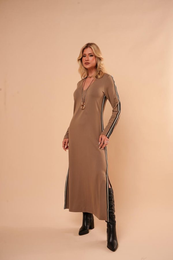 Vestido Decote V Roseli-Imagem 3