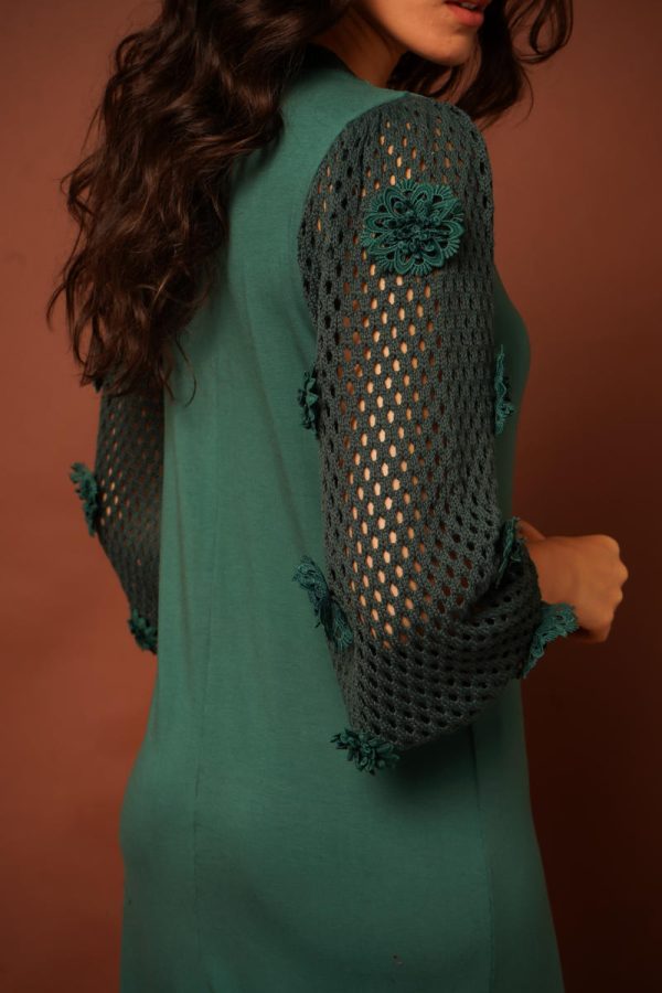 Vestido Manga Tricot Camile-Imagem 4
