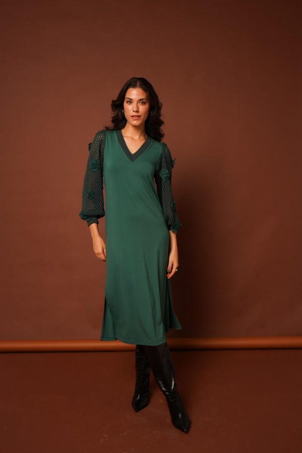 Vestido Manga Tricot Camile-Imagem 5