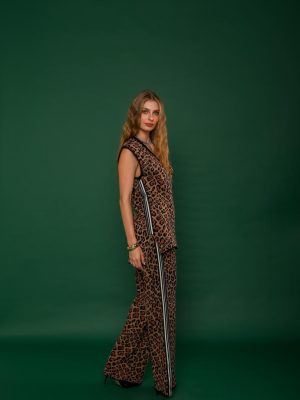 Conjunto Tricot Animal Print