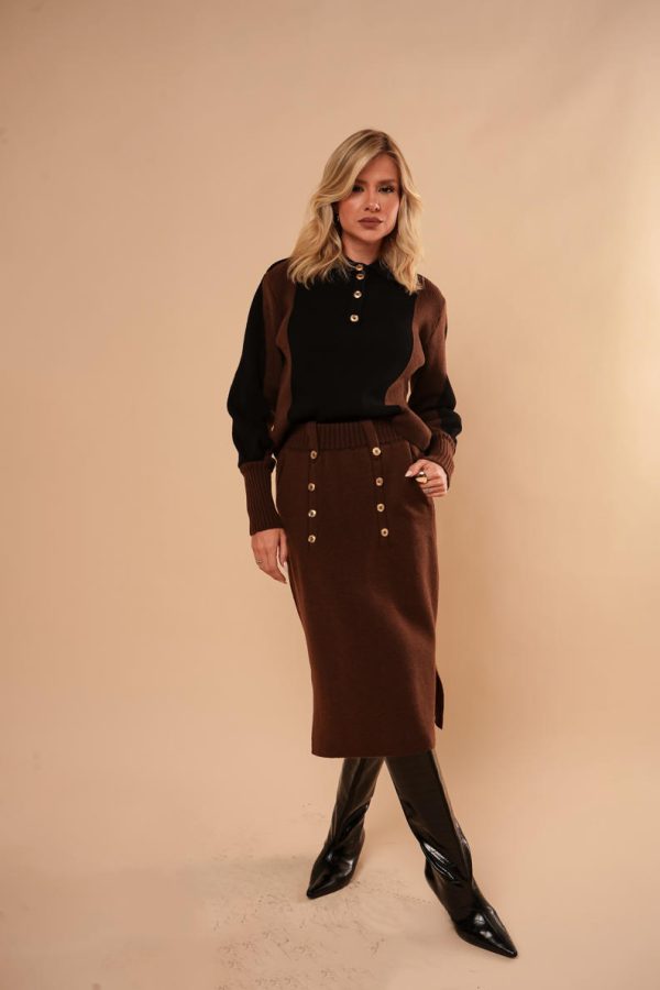 Conjunto Tricot Botões Marcela-Imagem 2