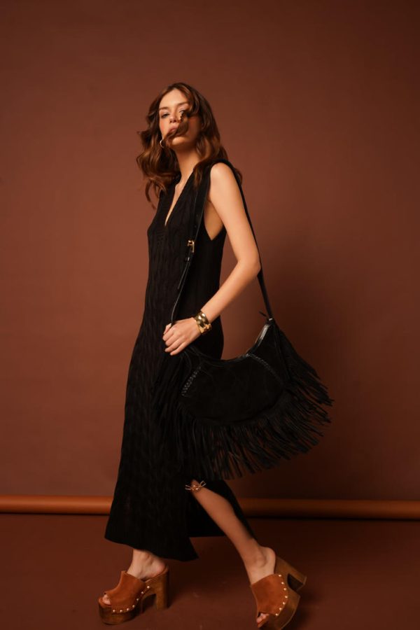 Vestido Tricot Fendas Laterais-Imagem 23