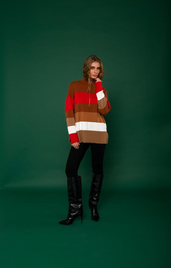 Blusa Tricot Gola Ziper Brigida-Imagem 9