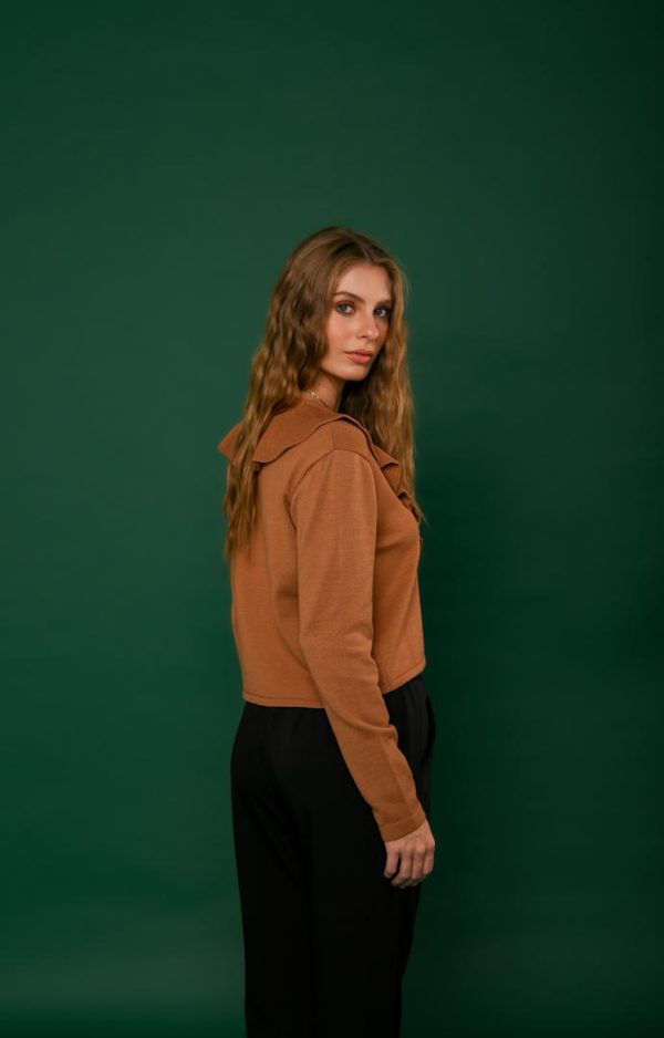 Casaco Tricot Babados Nicole-Imagem 2